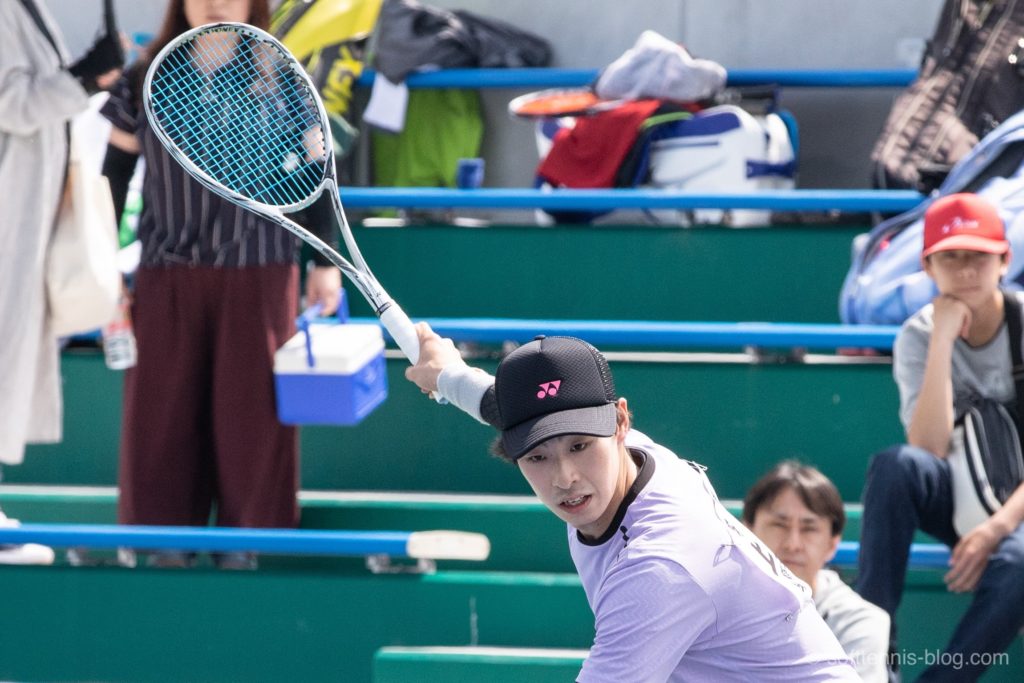 上松選手の使用ソフトテニスラケット（2019年）