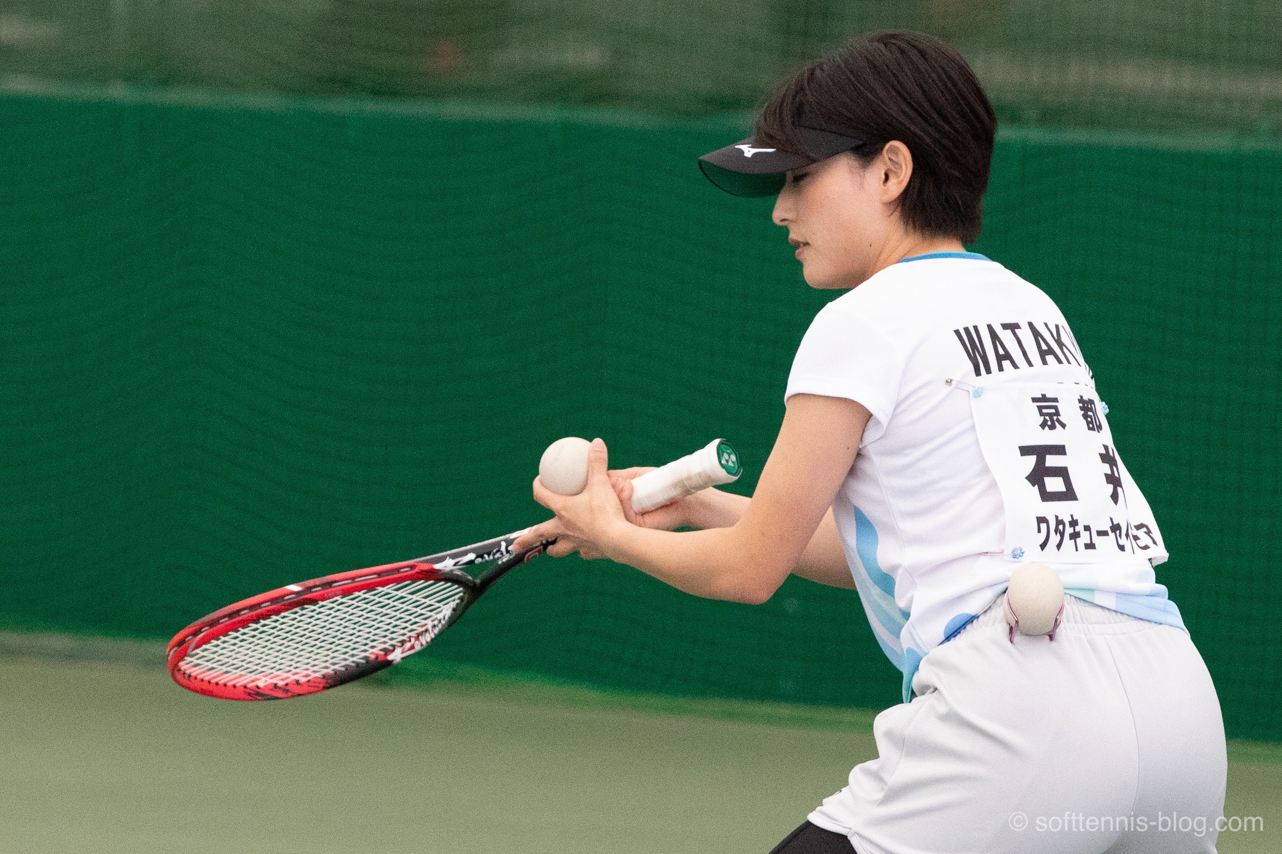 石井選手の使用ソフトテニスラケット（2019年）