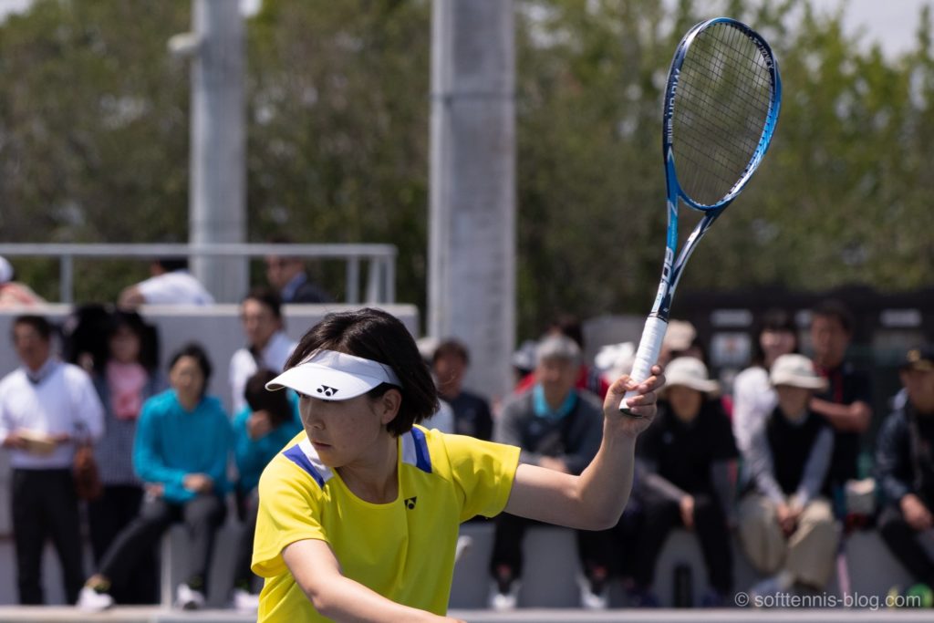 徳川選手の使用ソフトテニスラケット（2019年）