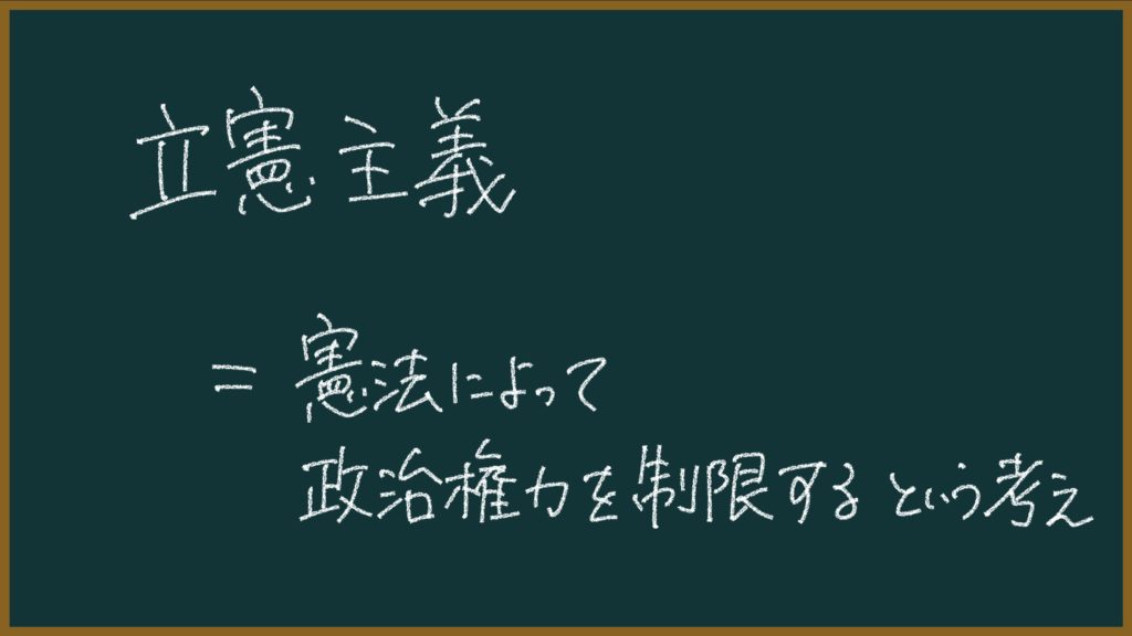 立憲主義を東大卒がわかりやすく簡単に解説する【民主主義との対立?】