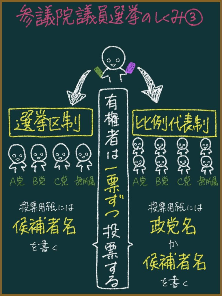 参議院議員選挙の仕組みを元教師が分かりやすく解説する【子供&大人向け】