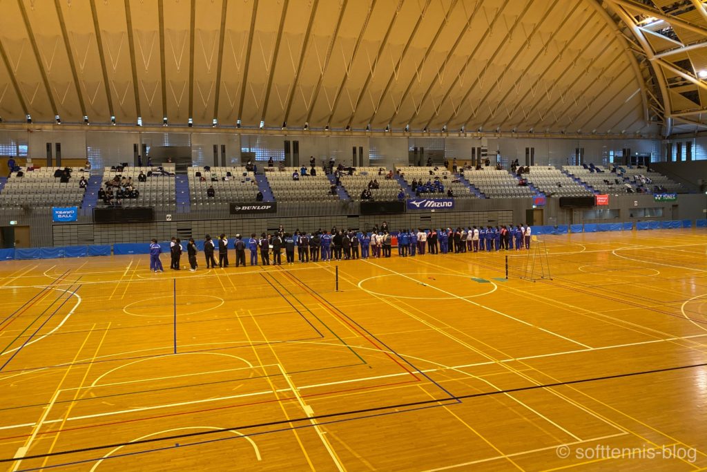 関東学生選抜ソフトテニスインドア大会の画像