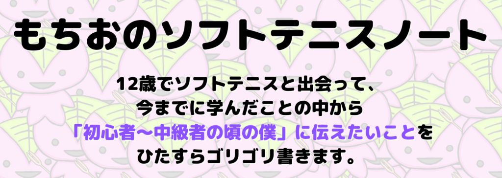 もちおのソフトテニスノートの画像