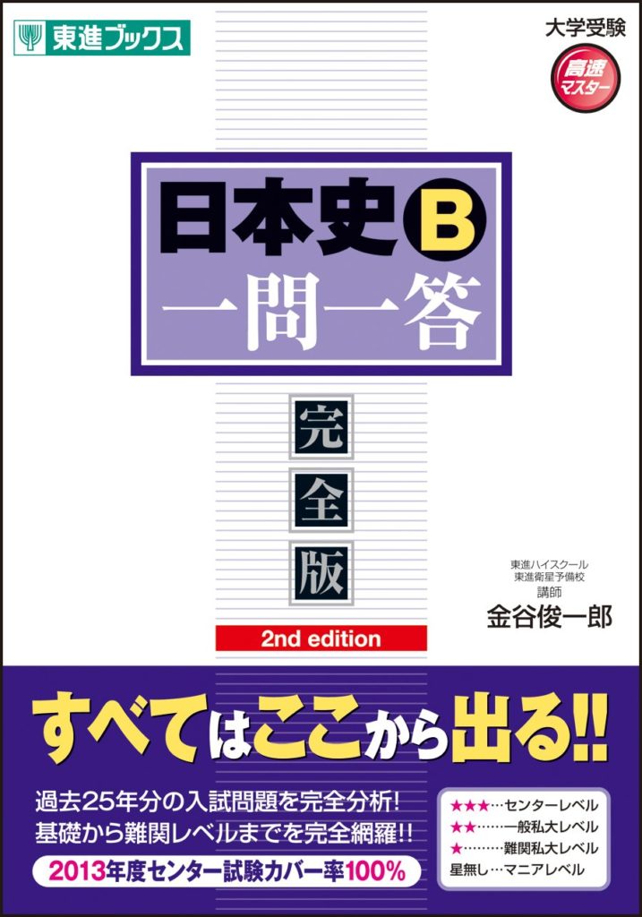 日本史B一問一答【完全版】の画像