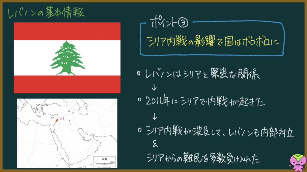 レバノンってどんな国？元社会科教員がざっくり解説するための画像