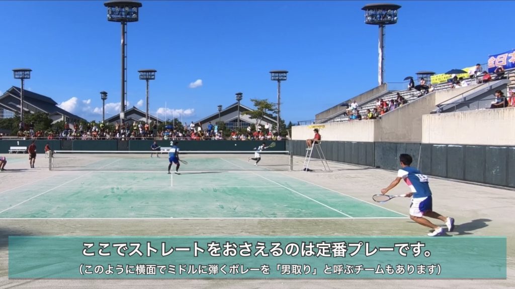 【ソフトテニス】バックボレーの打ち方や足の運びについて