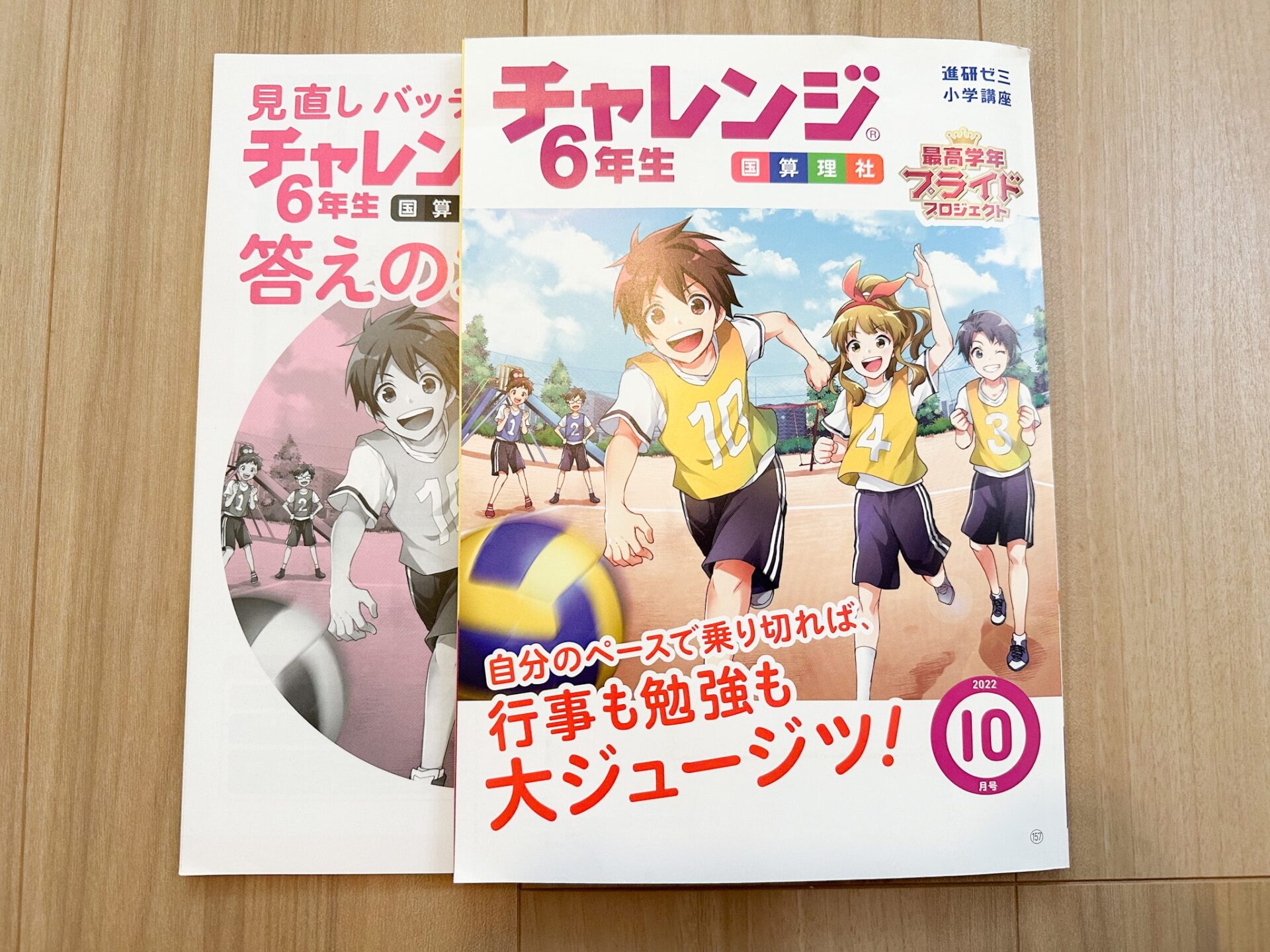 チャレンジ6年生 テキスト 4月〜9月号、10月〜12月号、1月号〜3月号-